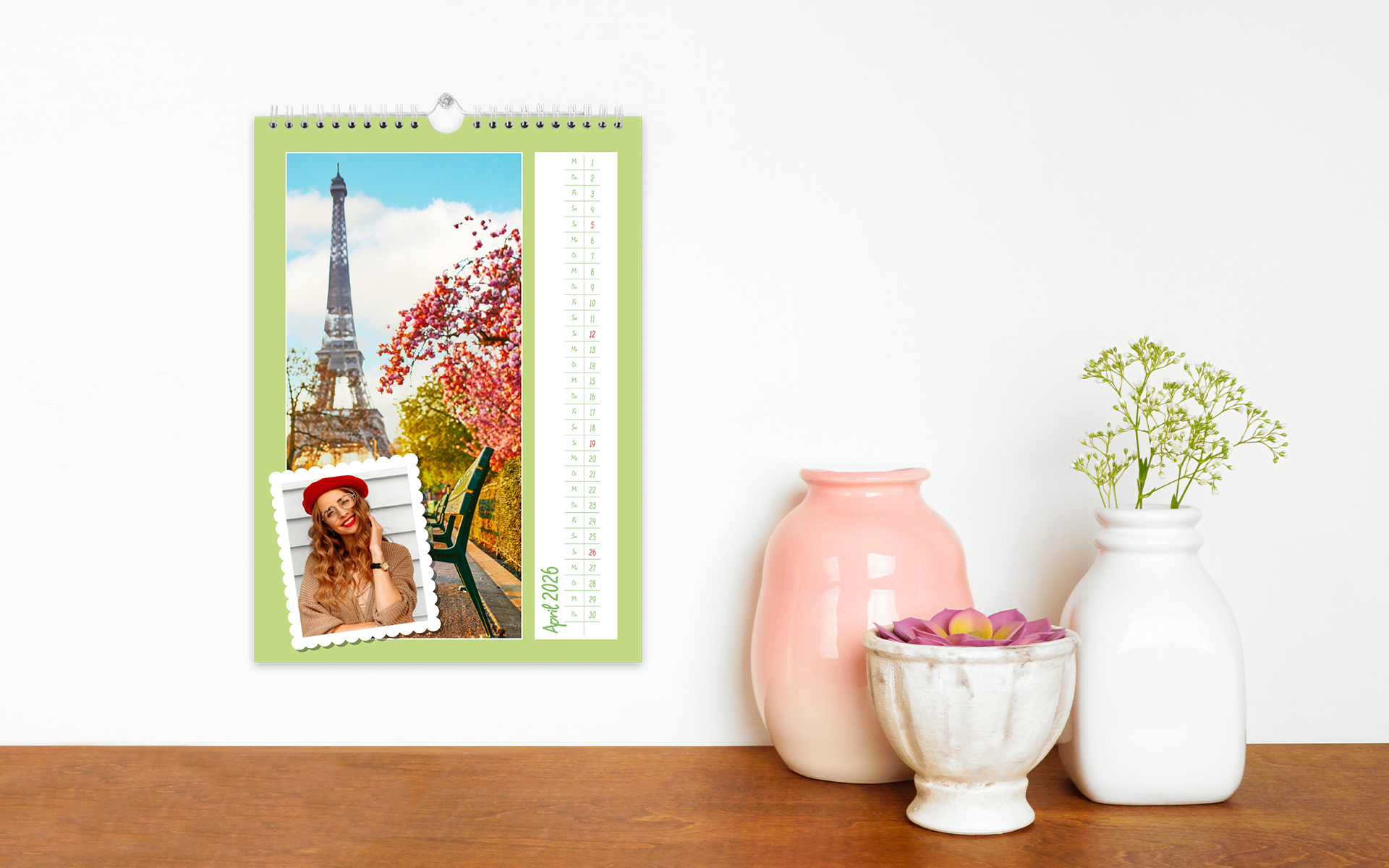 Foto-Wandkalender ca. A5 hoch von HappyFoto