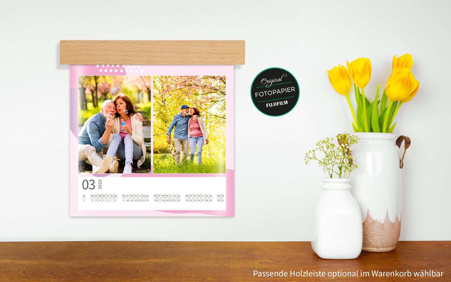 echtFoto-Wandkalender ca. 30 x 30 cm von HappyFoto