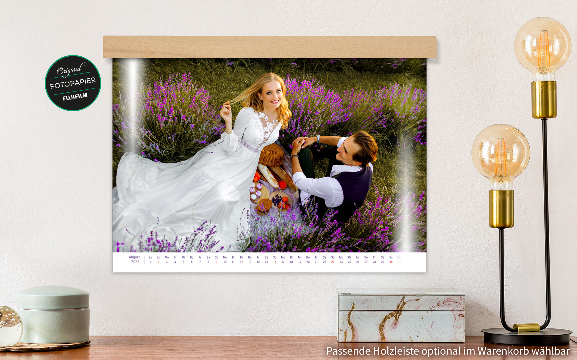 echtFoto-Wandkalender ca. A4 quer von HappyFoto