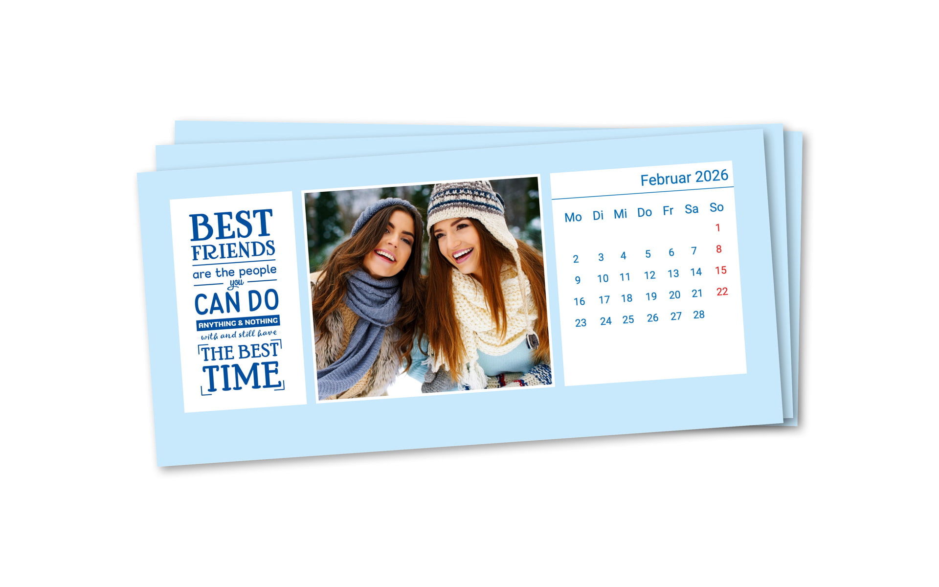 Aufstellkalender zum Selbstgestalten mit eigenen Fotos bei HappyFoto Aufstellkalender zum Selbstgestalten mit eigenen Fotos bei HappyFoto