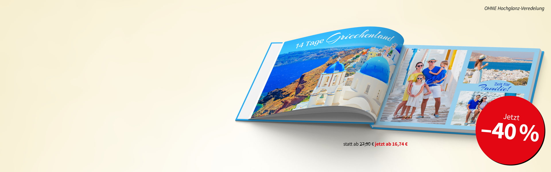 Fotobuch Hardcover ca. A4 quer -40 % Fotobuch Hardcover ca. A4 quer -40 %
