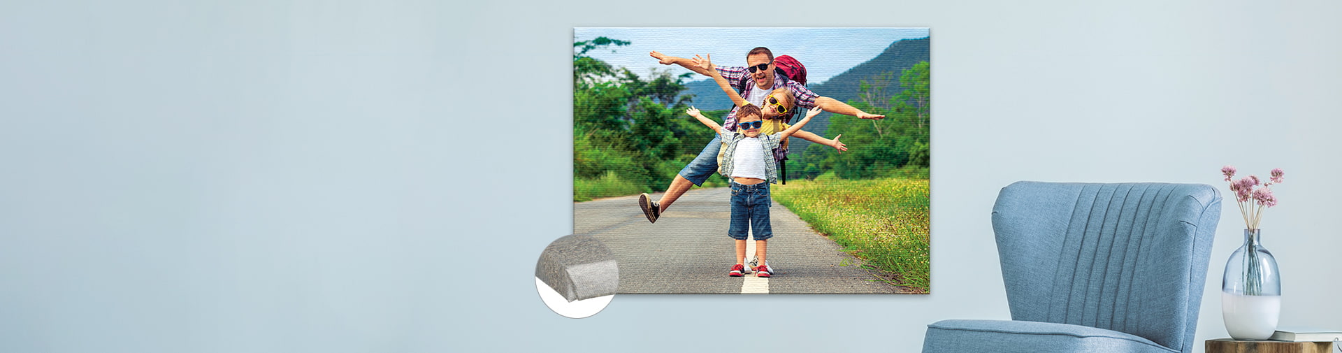 Fotoleinwand einfach selbst erstellen bei HappyFoto