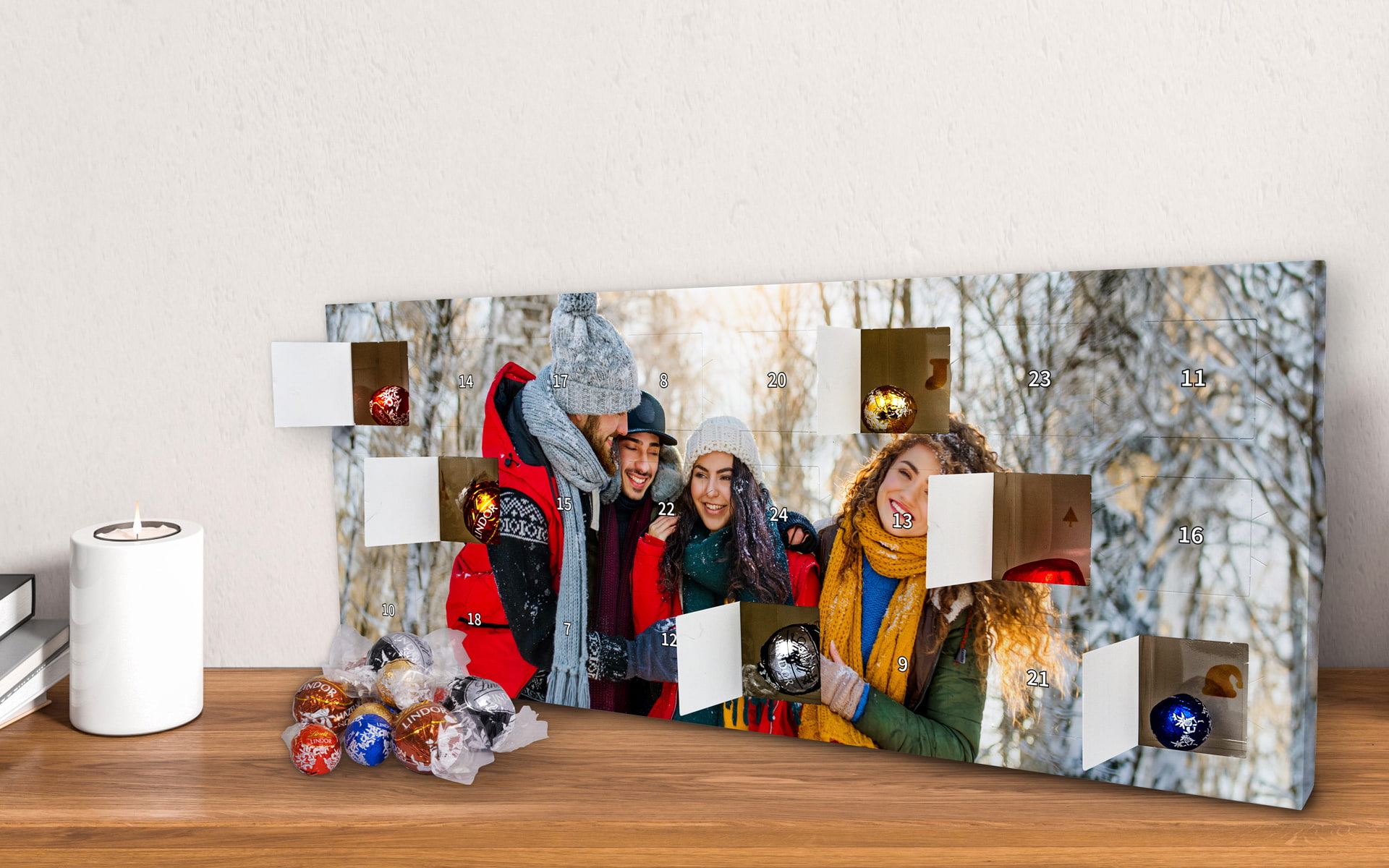 Adventkalender mit eigenen Fotos erstellen und bestellen