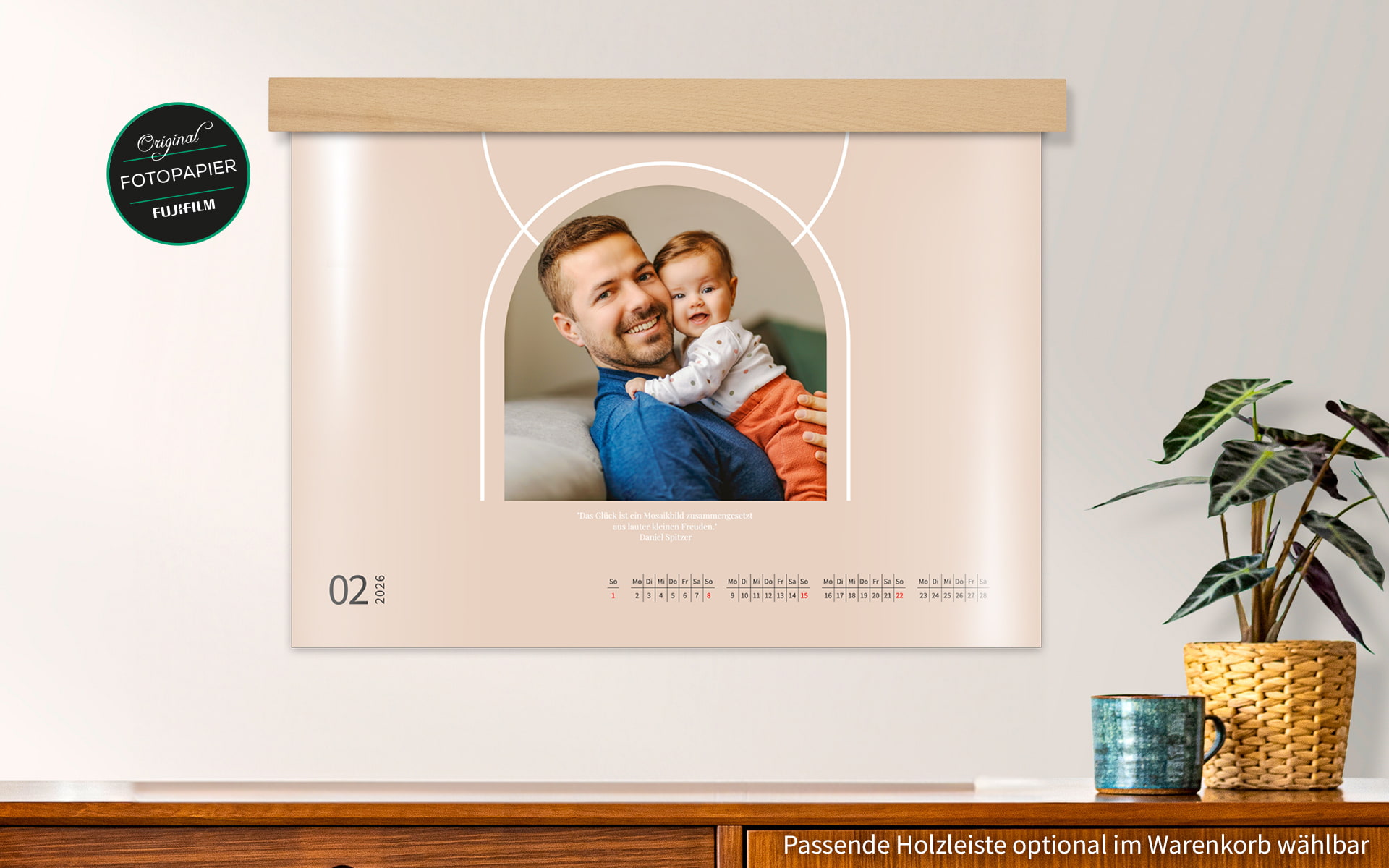 echtFoto-Wandkalender ca. A3 quer von HappyFoto