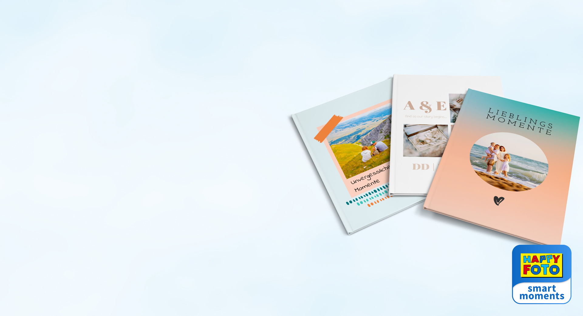 Verschiedenste Fotobuch-Vorlagen verfügbar!